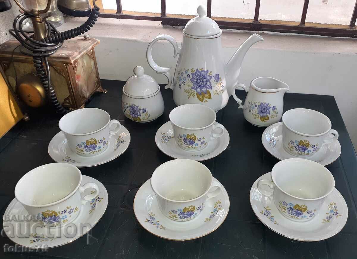 Amazing coffee service Bulgarian porcelain Dyanko Stefanov with price 170.00 BGN | € 86.92 Amazing coffee service Bulgarian porcelain Dyanko Stefanov with price 170.00 BGN | € 86.92