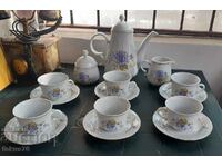 Amazing coffee service Bulgarian porcelain Dyanko Stefanov