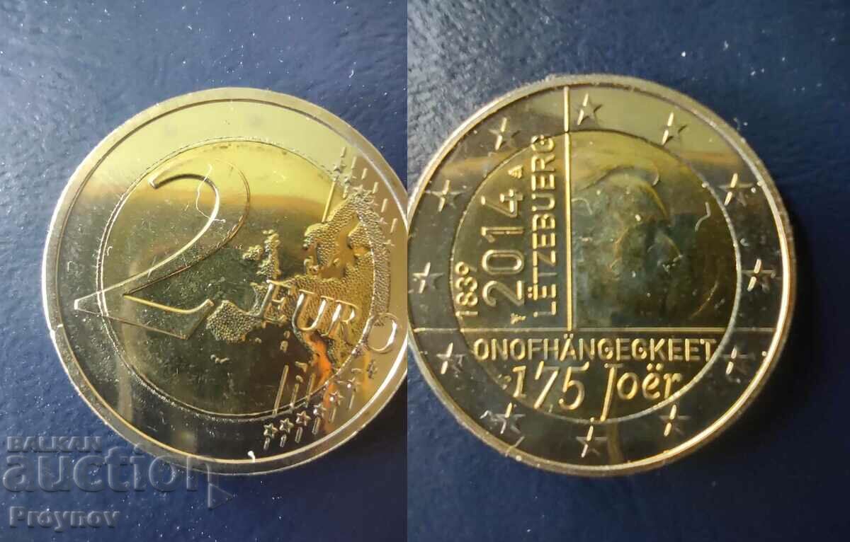 MINT ERROR- 2 Euro 2014 Luxembourg-175 years of independence