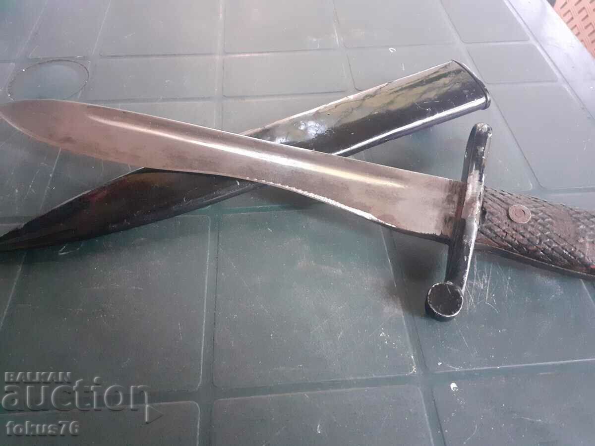 Old bayonet bayonet with cania Spain Bolo Toledo with price 259.00 BGN | € 132.42 Old bayonet bayonet with cania Spain Bolo Toledo with price 259.00 BGN | € 132.42