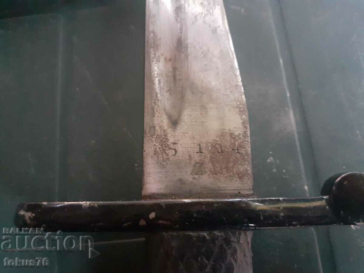 Old bayonet bayonet with cania Spain Bolo Toledo - 6 Old bayonet bayonet with cania Spain Bolo Toledo - 6