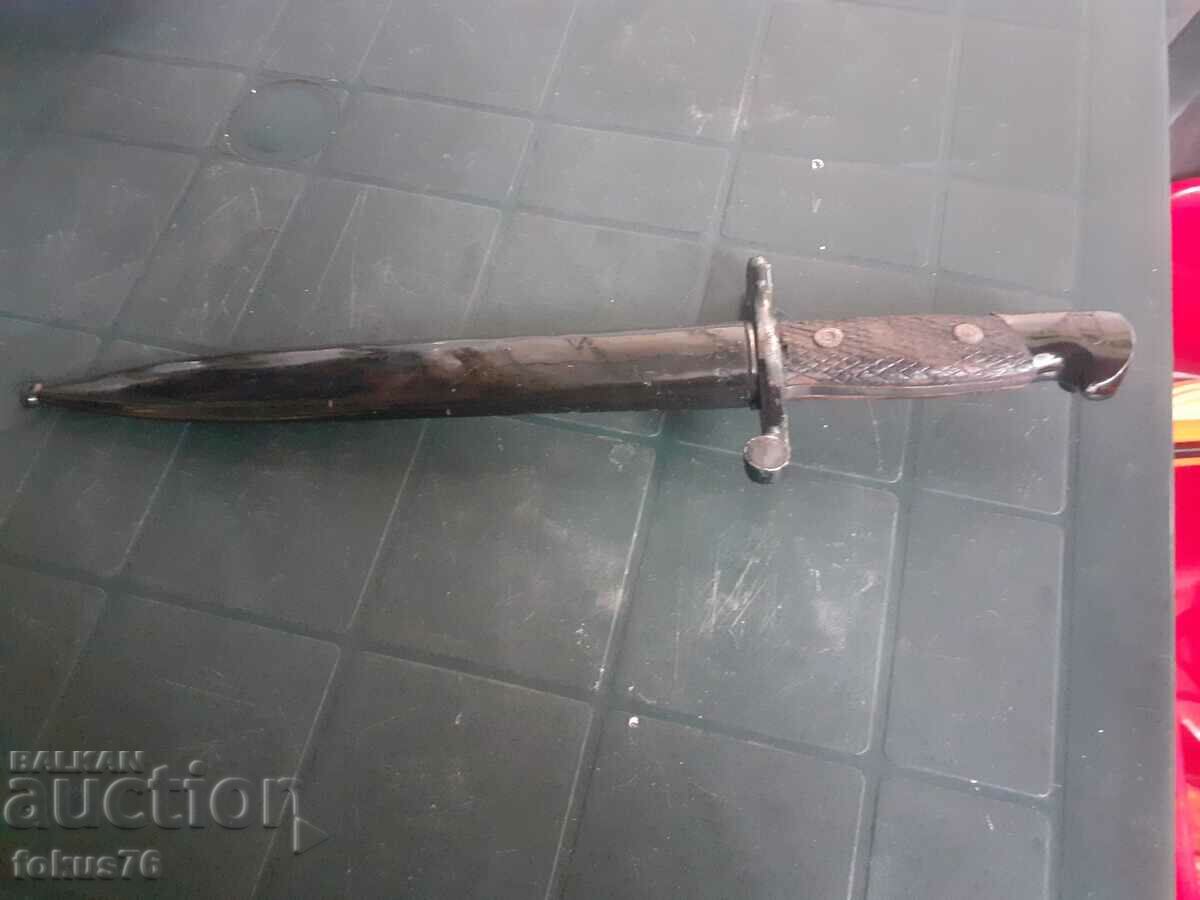 Old bayonet bayonet with cania Spain Bolo Toledo - 7 Old bayonet bayonet with cania Spain Bolo Toledo - 7