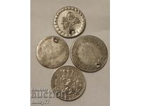 Silver coins lot 4 pcs