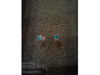 Earrings with Topaz 3mm