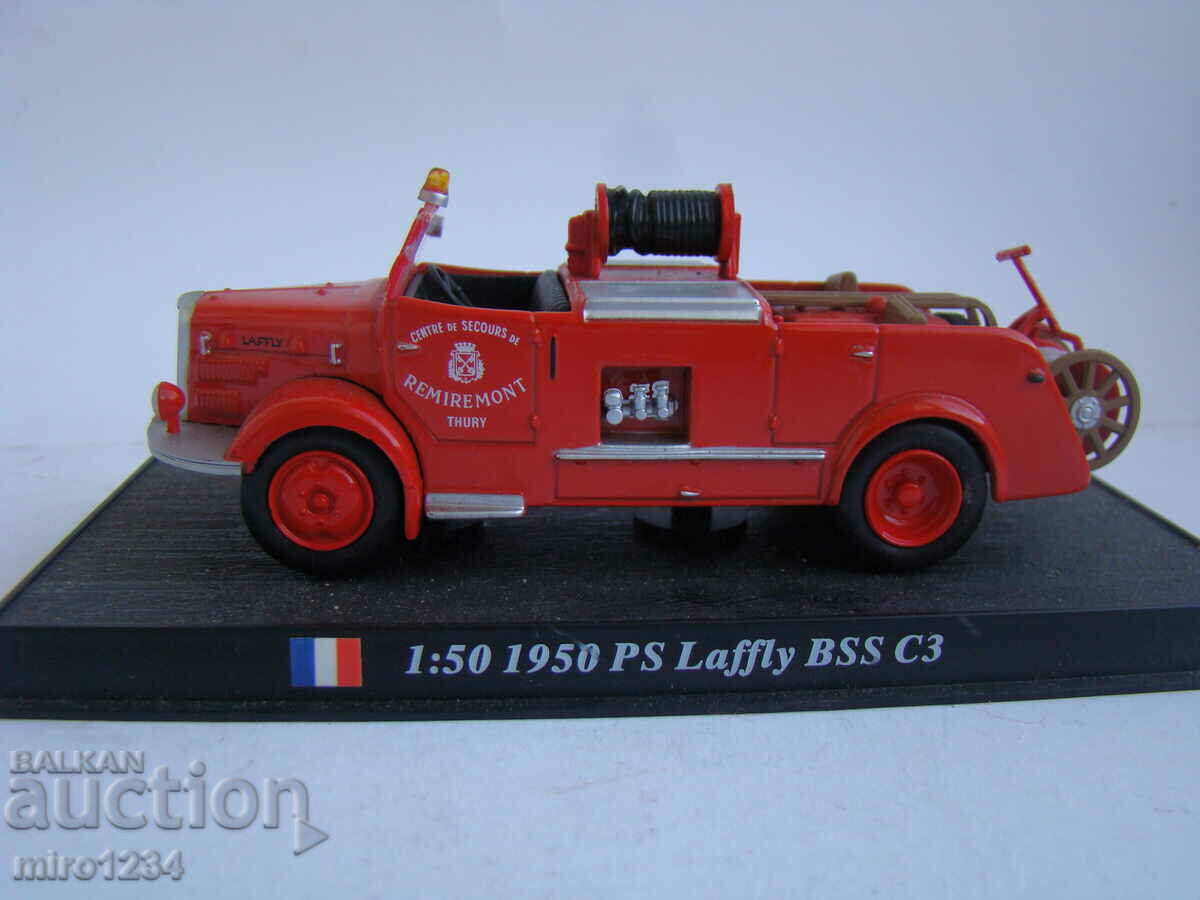 BZC 1:50 LAFFLY BSS 1950 JUCĂRIE DE CAMION DE POMPIERI