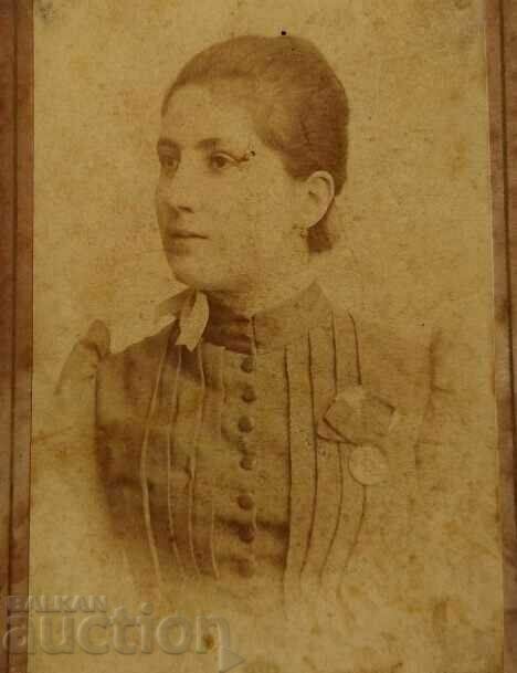 Auction .1890s WOMAN MEDAL OLD PHOTO PHOTO CARDBOARD Auction .1890s WOMAN MEDAL OLD PHOTO PHOTO CARDBOARD