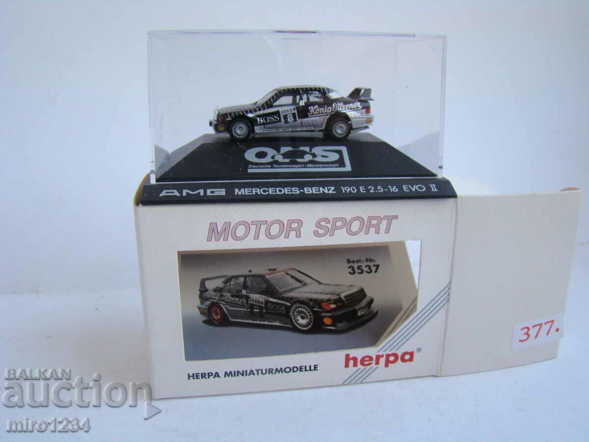 BZC 1/87 H0 HERPA MERCEDES BENZ 190 E AMG MODEL TRUCK