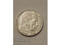 Moneda al treilea Reich 5 Reichsmark 1935 Argint