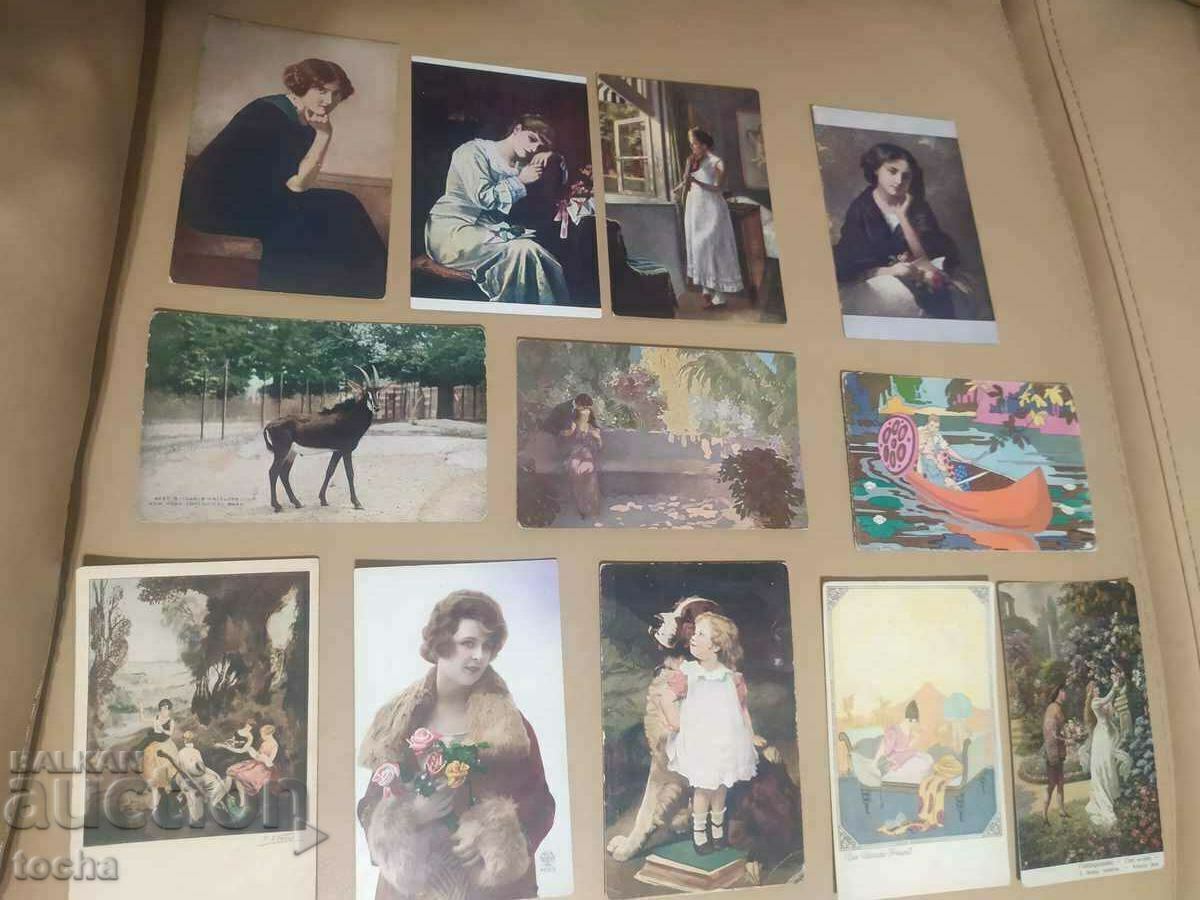 Auction Great collection of 65 postcards 1900-1930 Auction Great collection of 65 postcards 1900-1930