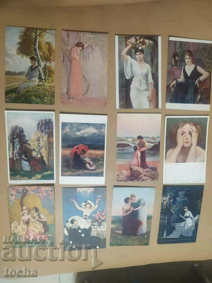 Great collection of 65 postcards 1900-1930 - 6 Great collection of 65 postcards 1900-1930 - 6