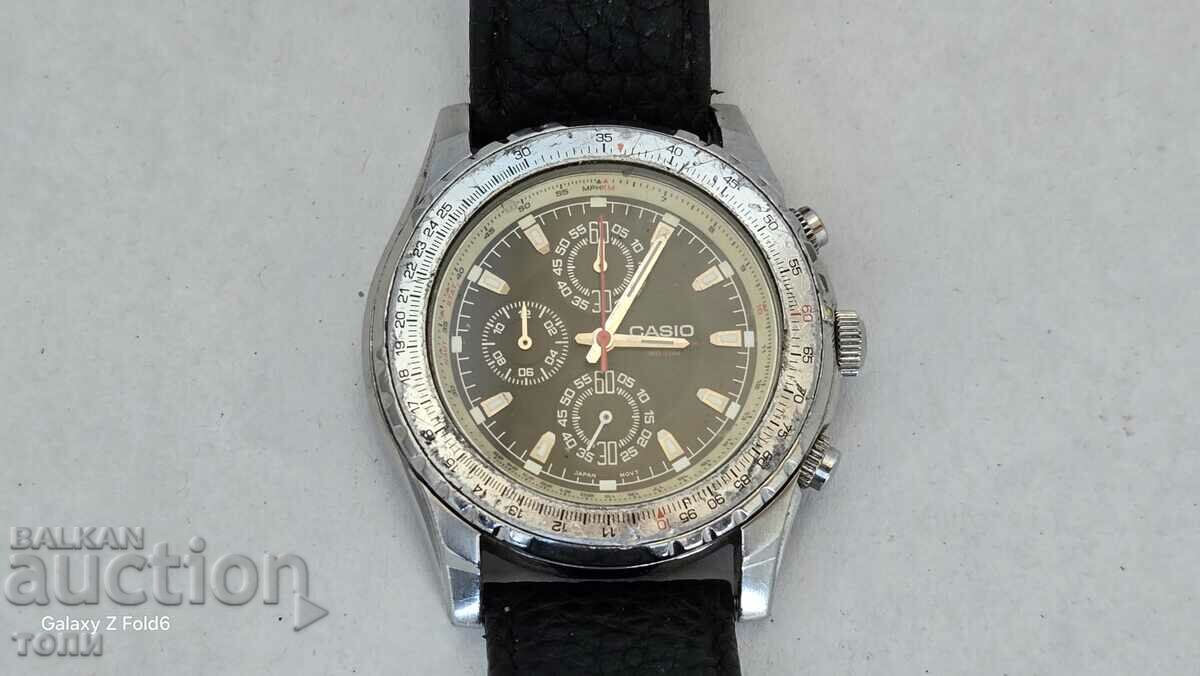 CASIO QUARTZ CHRONOGRAPH JAPAN RARE WORKS B Z C!!!!