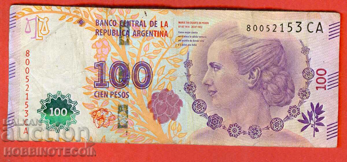 ARGENTINA ARGENTINA 100 Peso issue issue 2015 EVA PERON SA