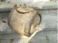 Old wooden bucket, pavur for water