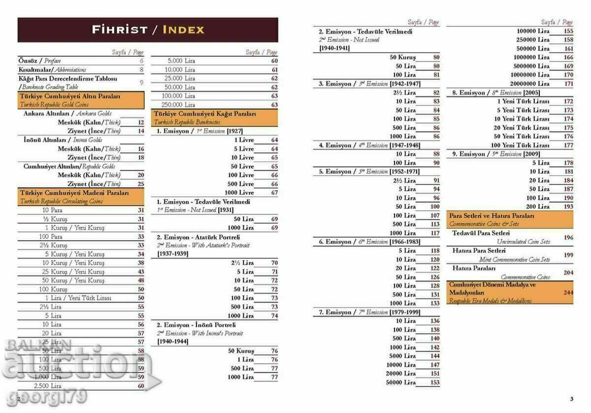 Auction Catalog of coins and banknotes of the Republic of Turkey and the Ottoman Empire Auction Catalog of coins and banknotes of the Republic of Turkey and the Ottoman Empire