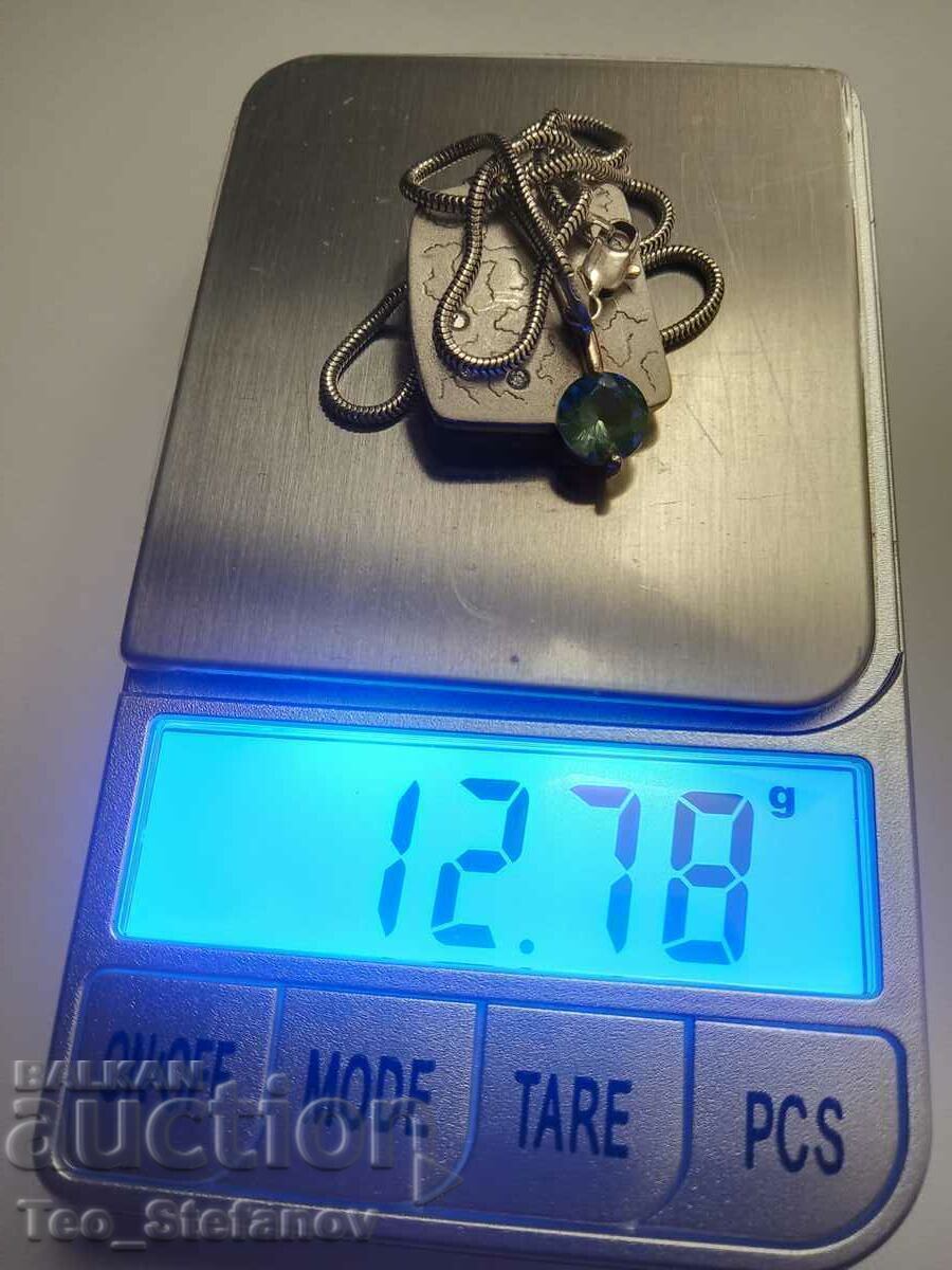 Silver necklace, silver 925 with price 65.00 BGN | € 33.23 Silver necklace, silver 925 with price 65.00 BGN | € 33.23