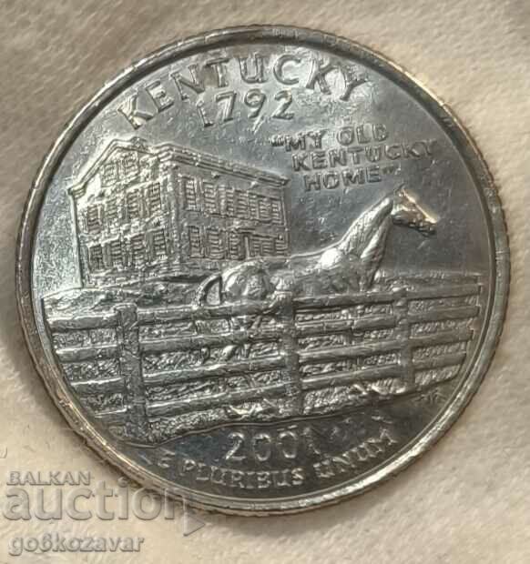 USA - America 25 cents 2001 Jubilee