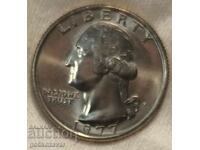 United States of America 25 cents 1977 UNC