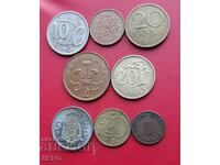 Mixed lot of 8 coins