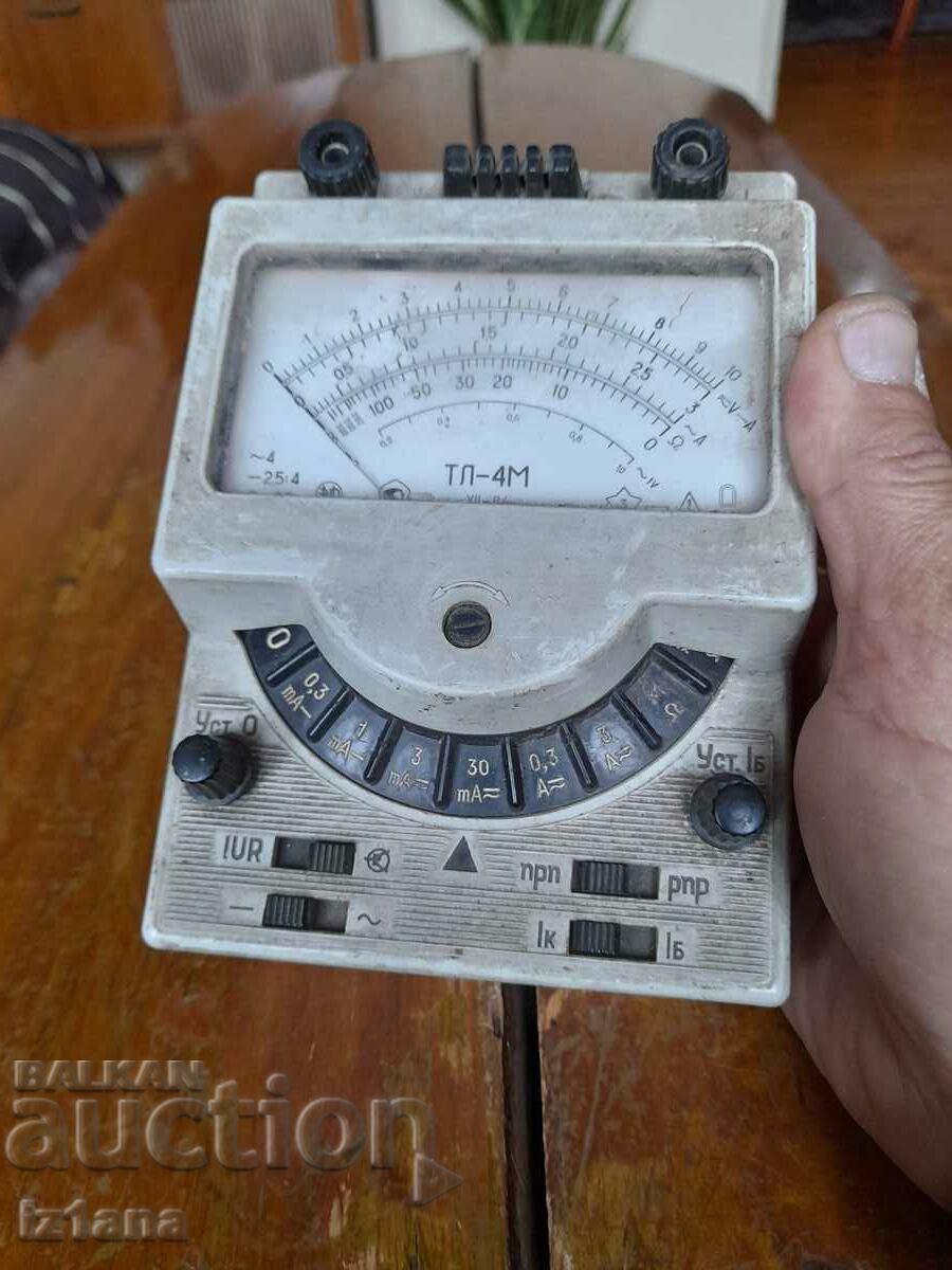 Auction Old multimeter TL-4M Auction Old multimeter TL-4M