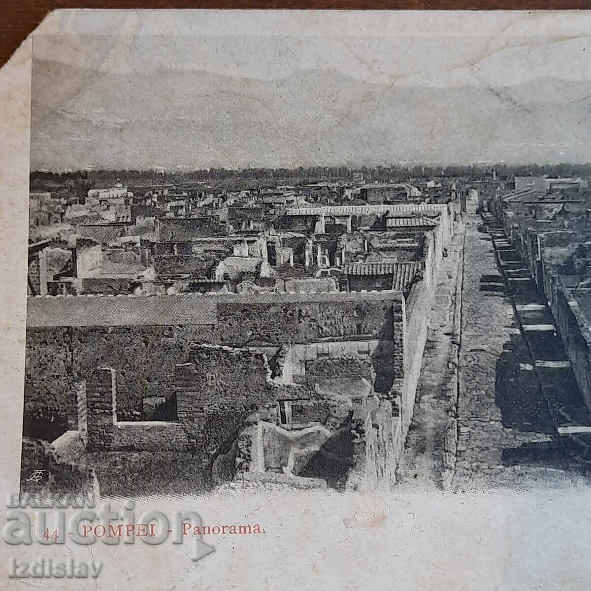 Licitație Carte poștală veche Pompei Licitație Carte poștală veche Pompei