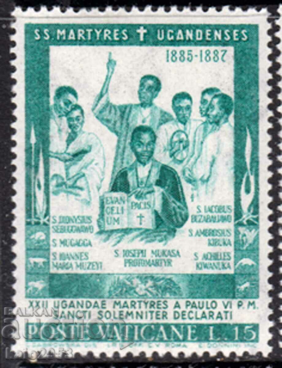 Italy/Vatican-1965-Canonized 22 Martyrs from Uganda, MNH