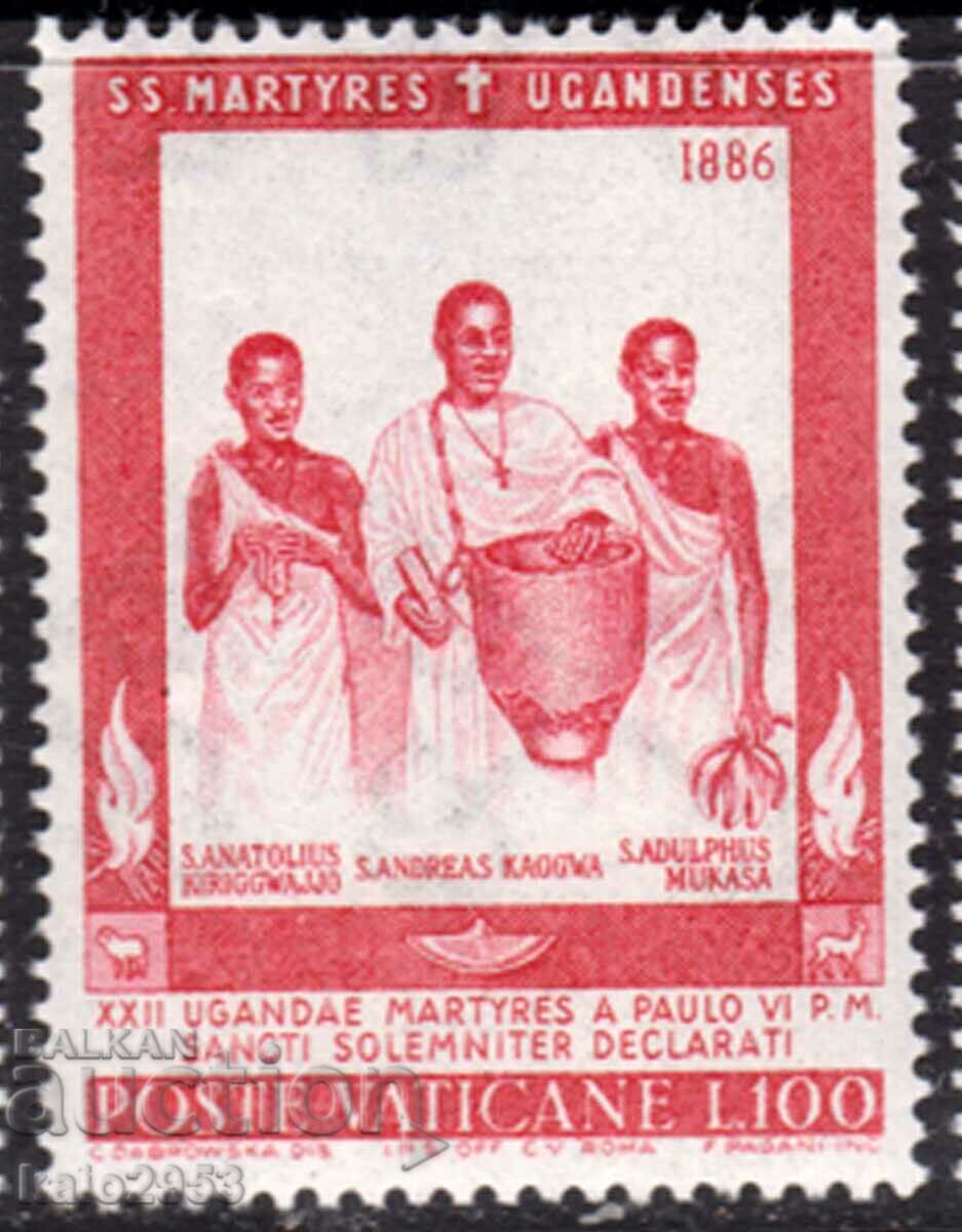 Italia/Vatican-1965-Canonizat 22 de martiri din Uganda, MNH