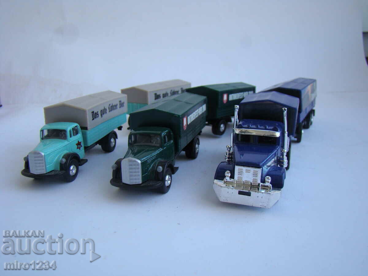 BZC 1/87 H0 GRELL LOT 3 TRUCK TRUCK RETRO ΜΟΝΤΕΛΟ ΤΡΟΛΕΪ