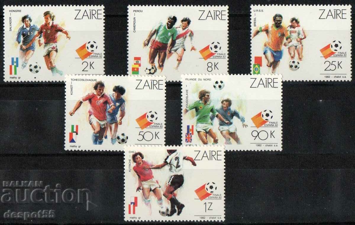 1982. Zair. Cupa Mondială de fotbal - Spania.