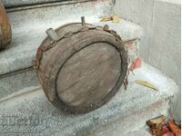 Old wooden bucket, pavur for water