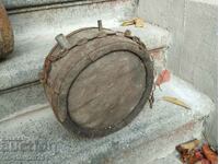 Old wooden bucket, pavur for water