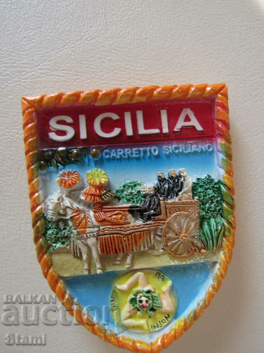 Auction Magnet from Sicily, Italy-1 Auction Magnet from Sicily, Italy-1