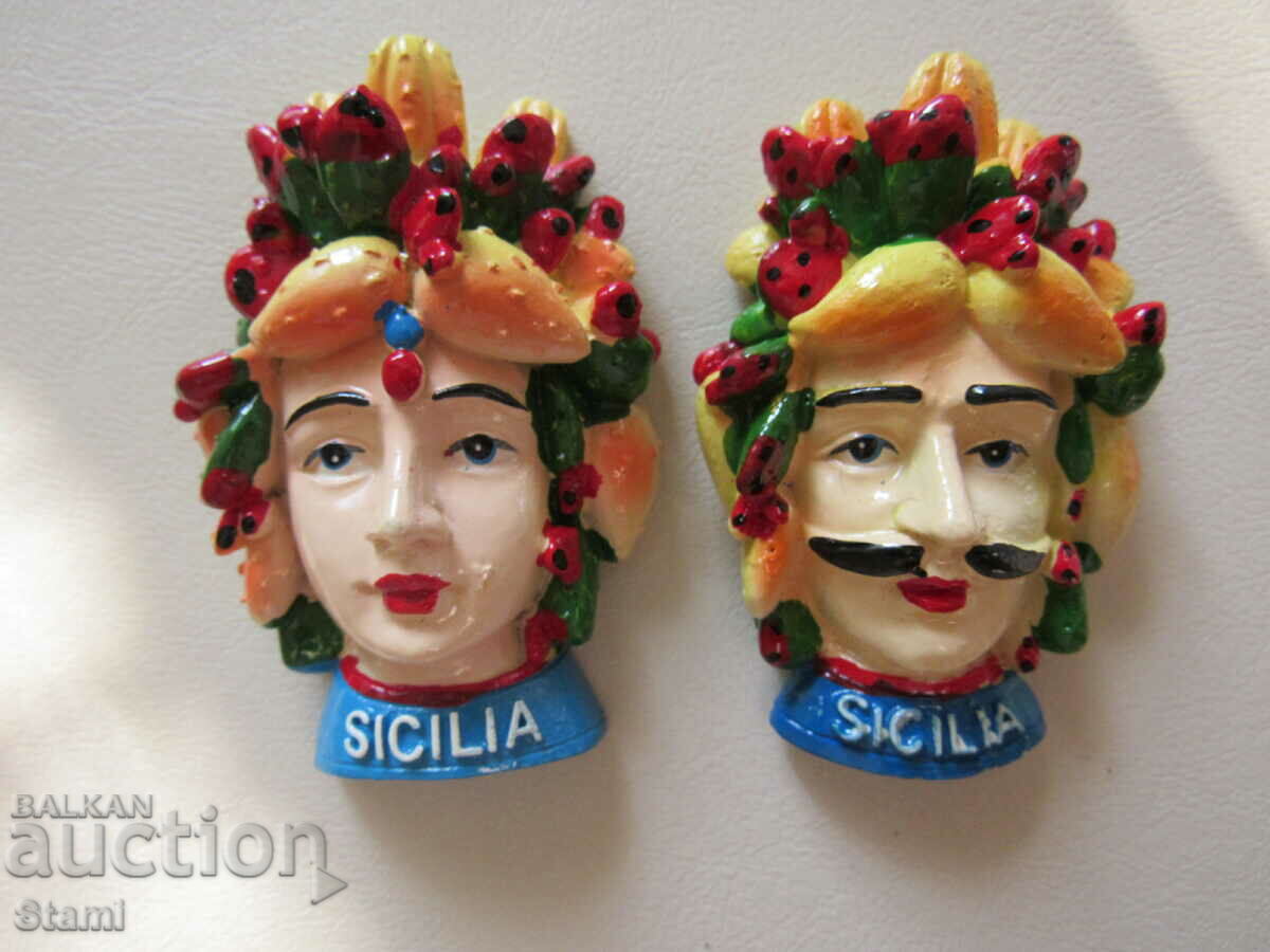 Set of two Moor magnets from Sicily, Italy-1 with price 27.00 BGN | € 13.80 Set of two Moor magnets from Sicily, Italy-1 with price 27.00 BGN | € 13.80