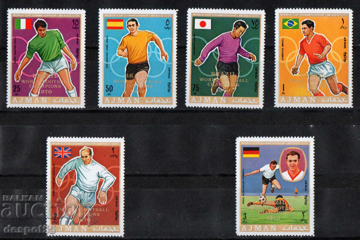 1970. Ajman. Airmail - FIFA World Cup.