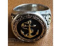 Two Men's Rings "Captain" and "Cross"