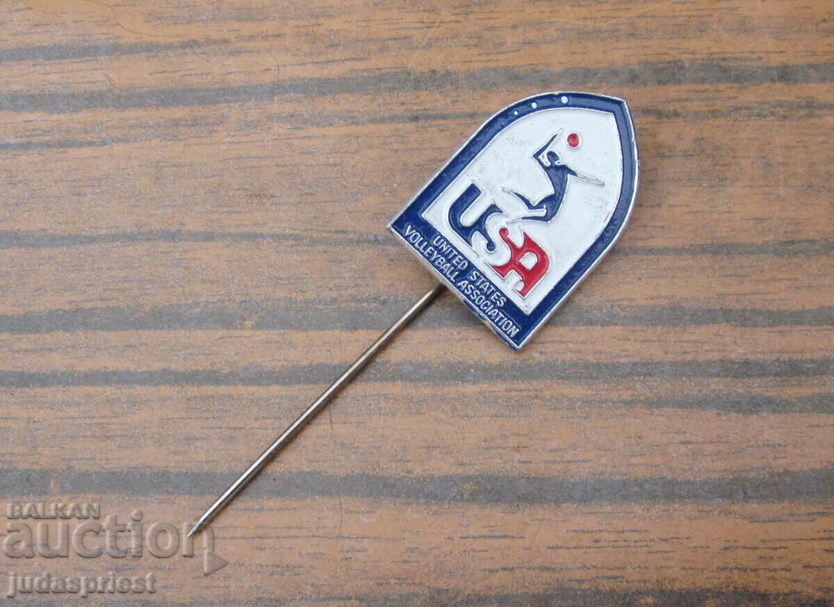 Auction badge sign American Volleyball Federation USA Auction badge sign American Volleyball Federation USA