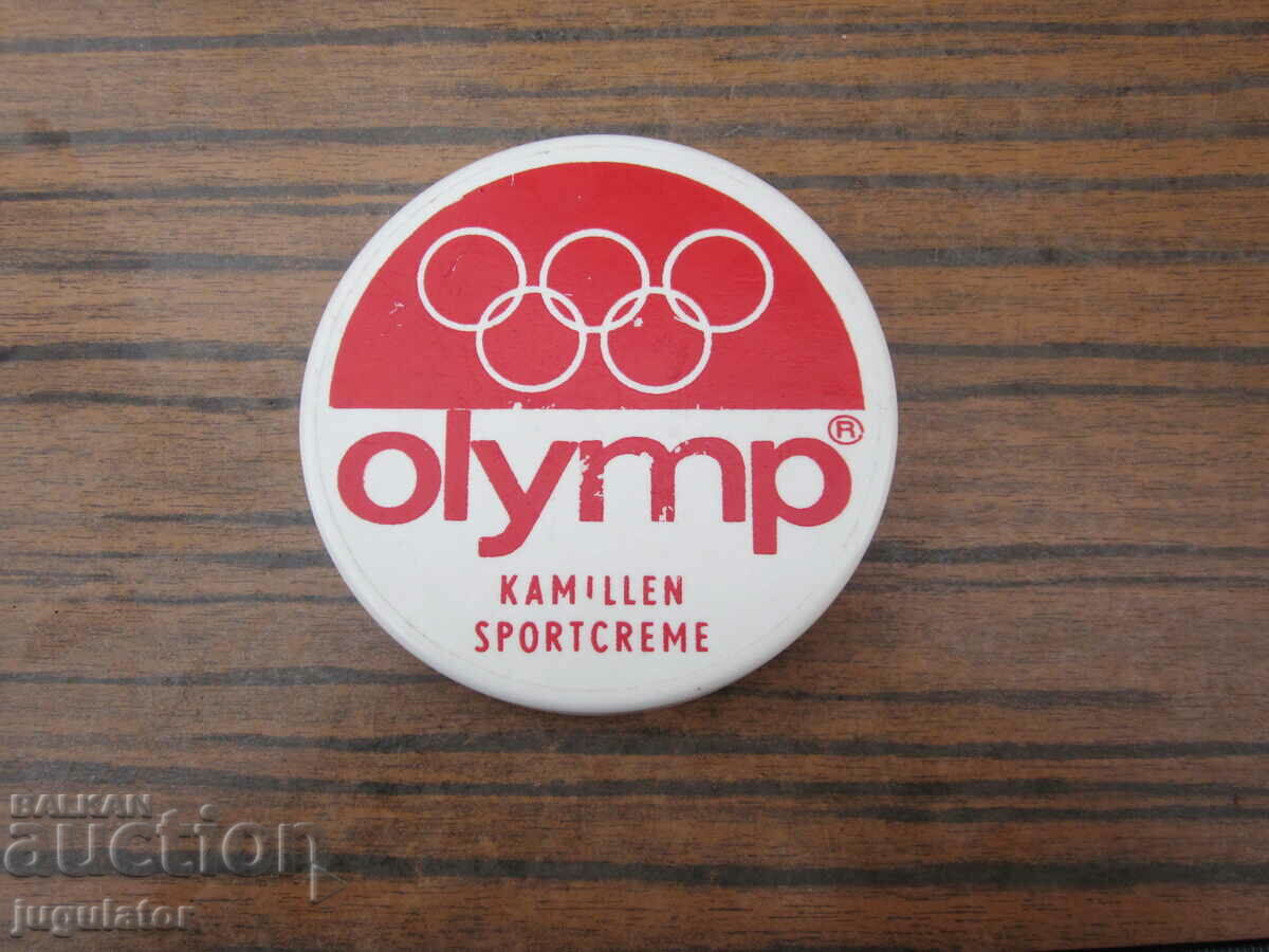 old olympic camel cream bakelite box olymp