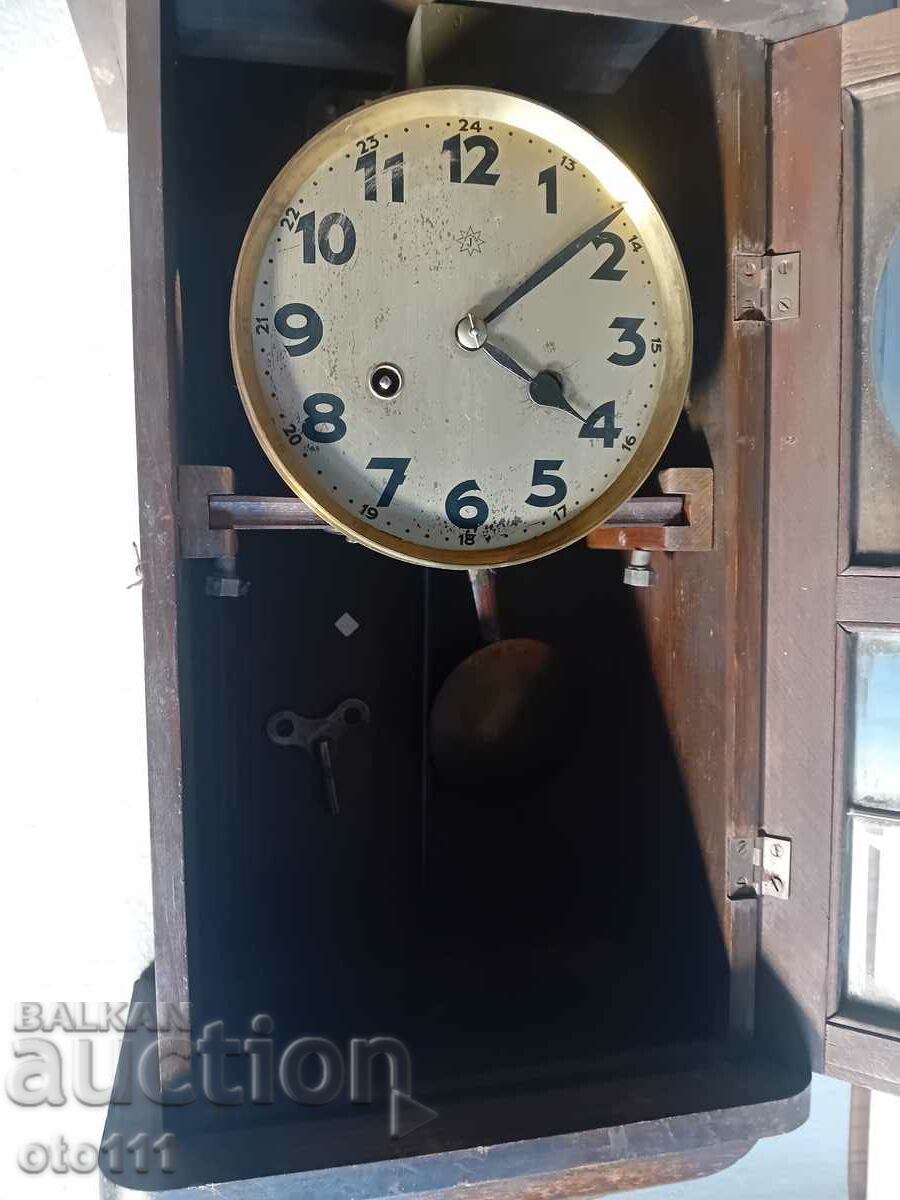 OLD WALL CLOCK - JUNGHANS with price 120.00 BGN | € 61.36 OLD WALL CLOCK - JUNGHANS with price 120.00 BGN | € 61.36