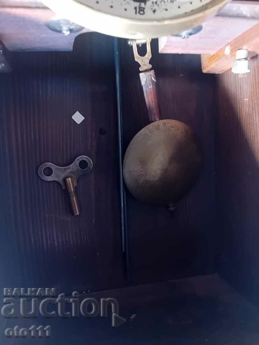 Auction OLD WALL CLOCK - JUNGHANS Auction OLD WALL CLOCK - JUNGHANS