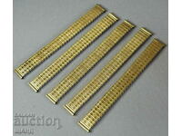 5 Old Gold Plated Chain Men's Wristwatch 18mm