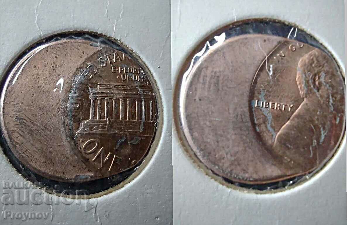 MINT ERROR-1 cent Lincoln 19??