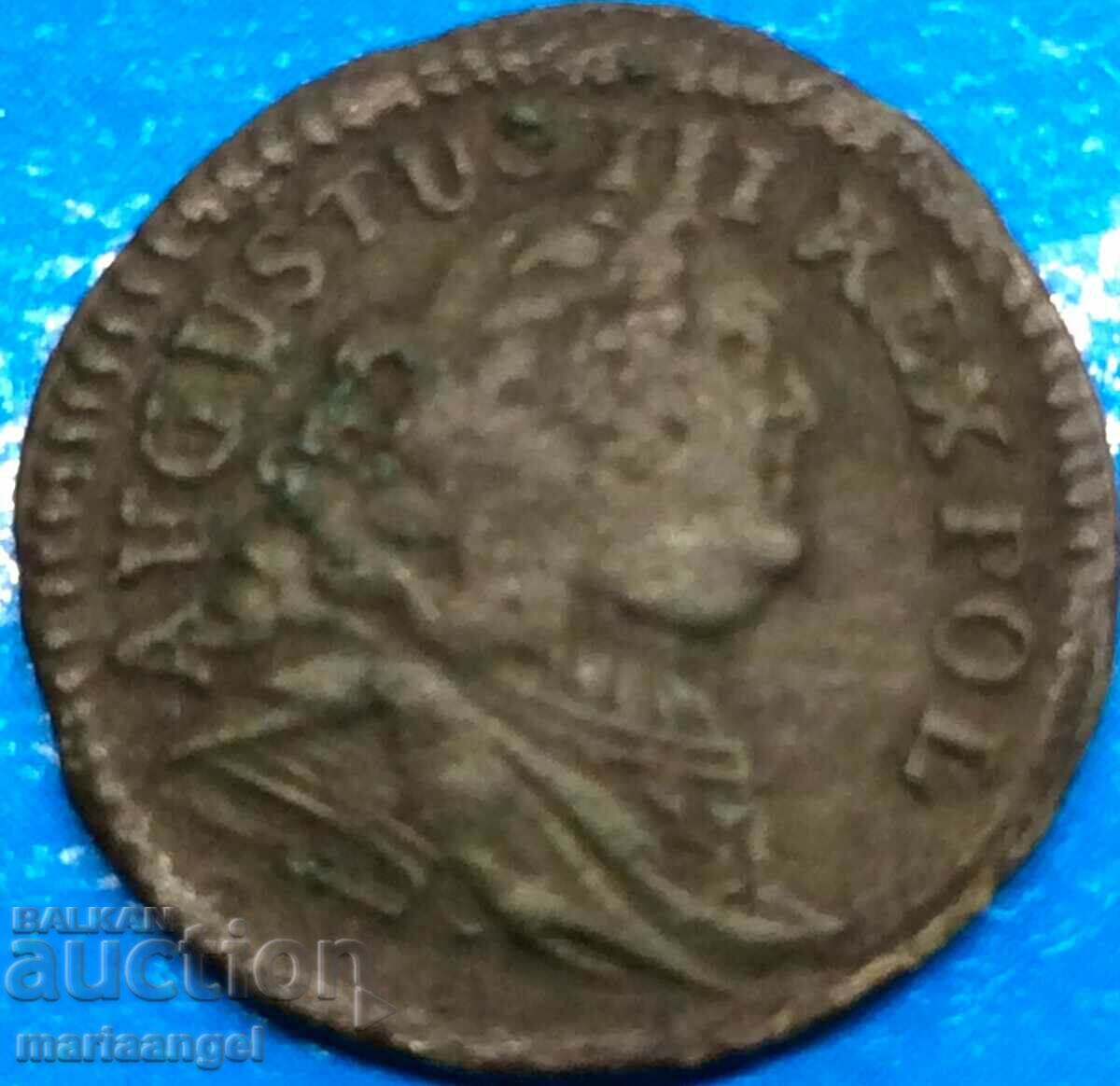 1 грош 1752 Саксония Полша Август III