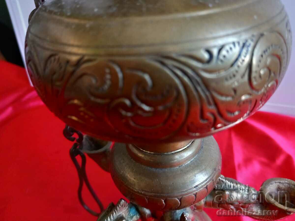 Auction Rare Old Buddhist Temple Oil Lamp Auction Rare Old Buddhist Temple Oil Lamp