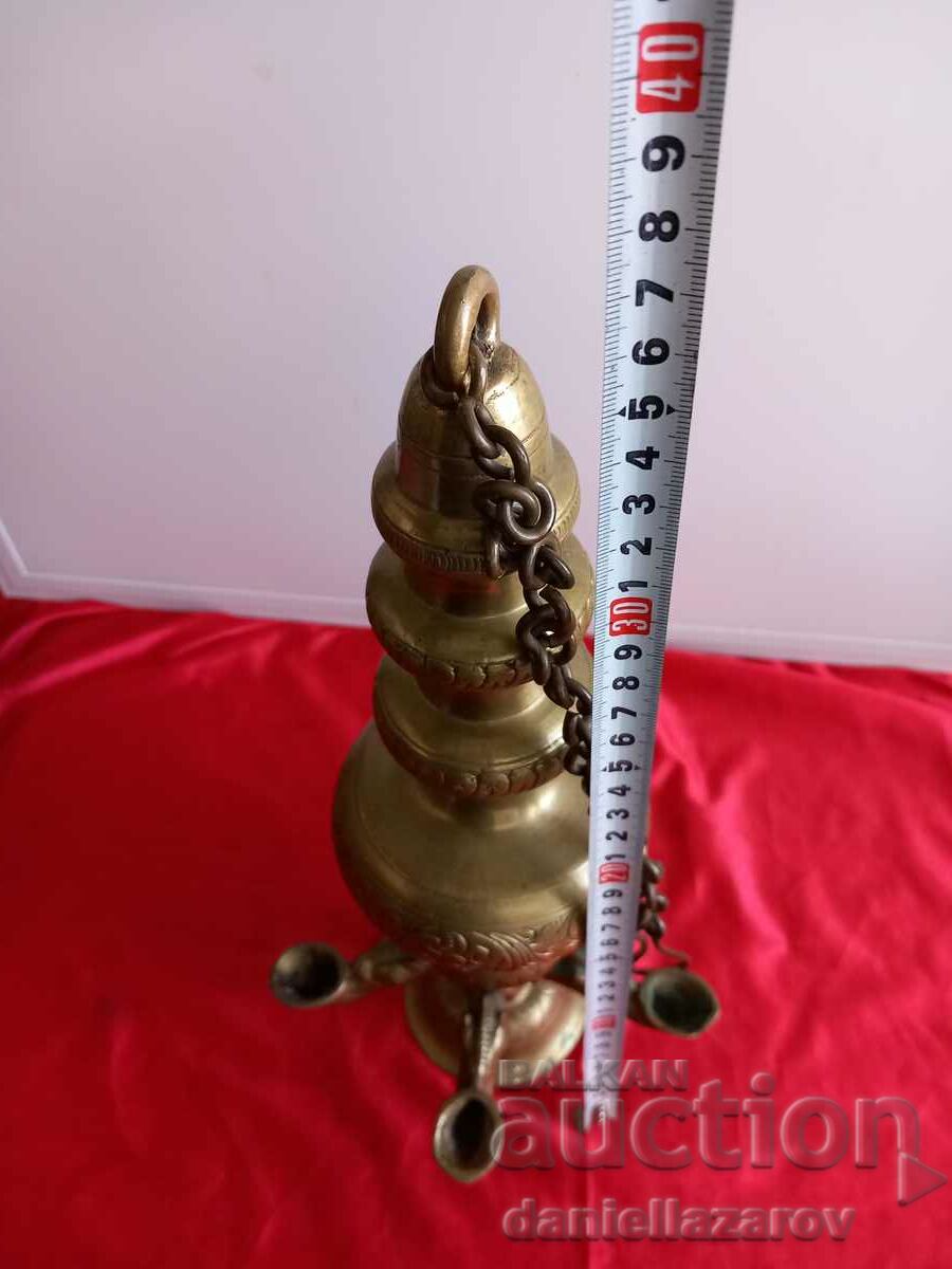 Rare Old Buddhist Temple Oil Lamp - 7 Rare Old Buddhist Temple Oil Lamp - 7