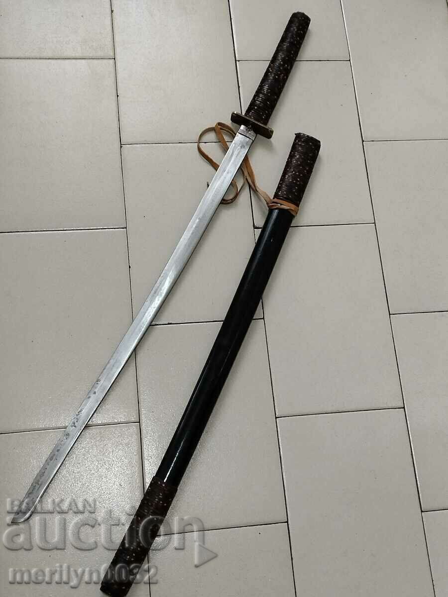 Delivery of Katana samurai sword handmade 100 cm with kanya Delivery of Katana samurai sword handmade 100 cm with kanya