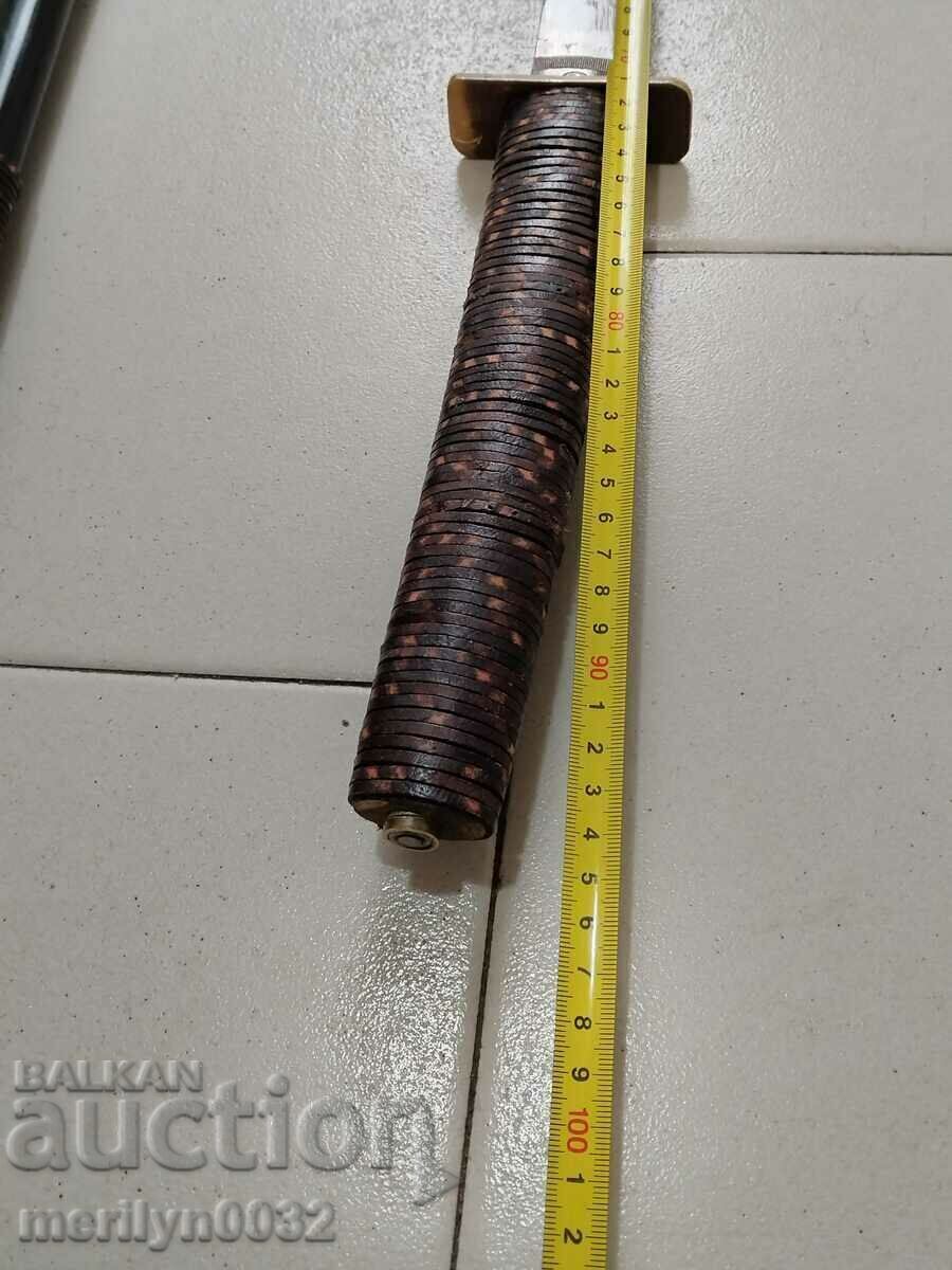 Katana samurai sword handmade 100 cm with kanya - 6 Katana samurai sword handmade 100 cm with kanya - 6