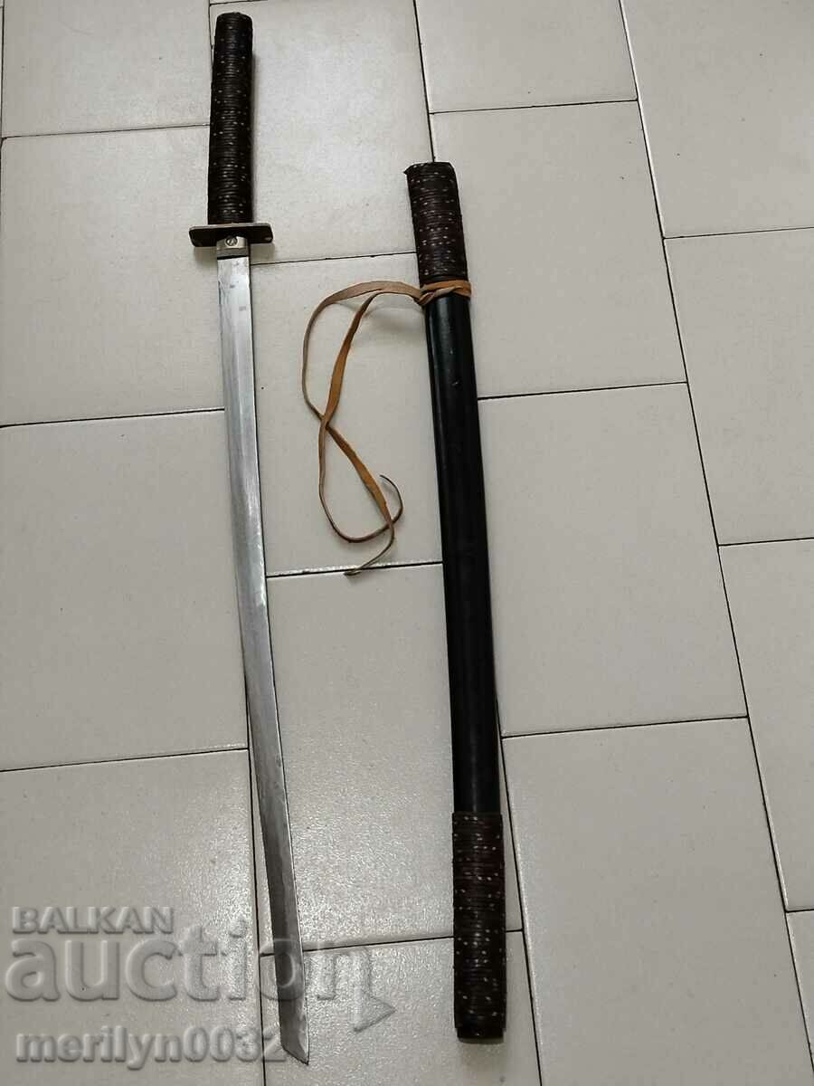 Katana samurai sword handmade 100 cm with kanya