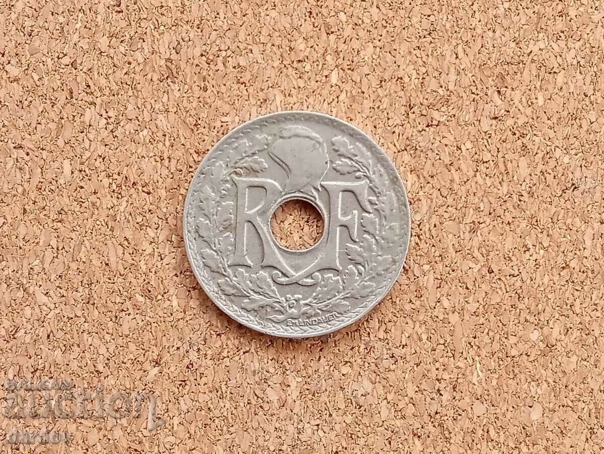 Франция 25 сантима 1932 год.