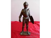 Old Bronze Statuette KNIGHT
