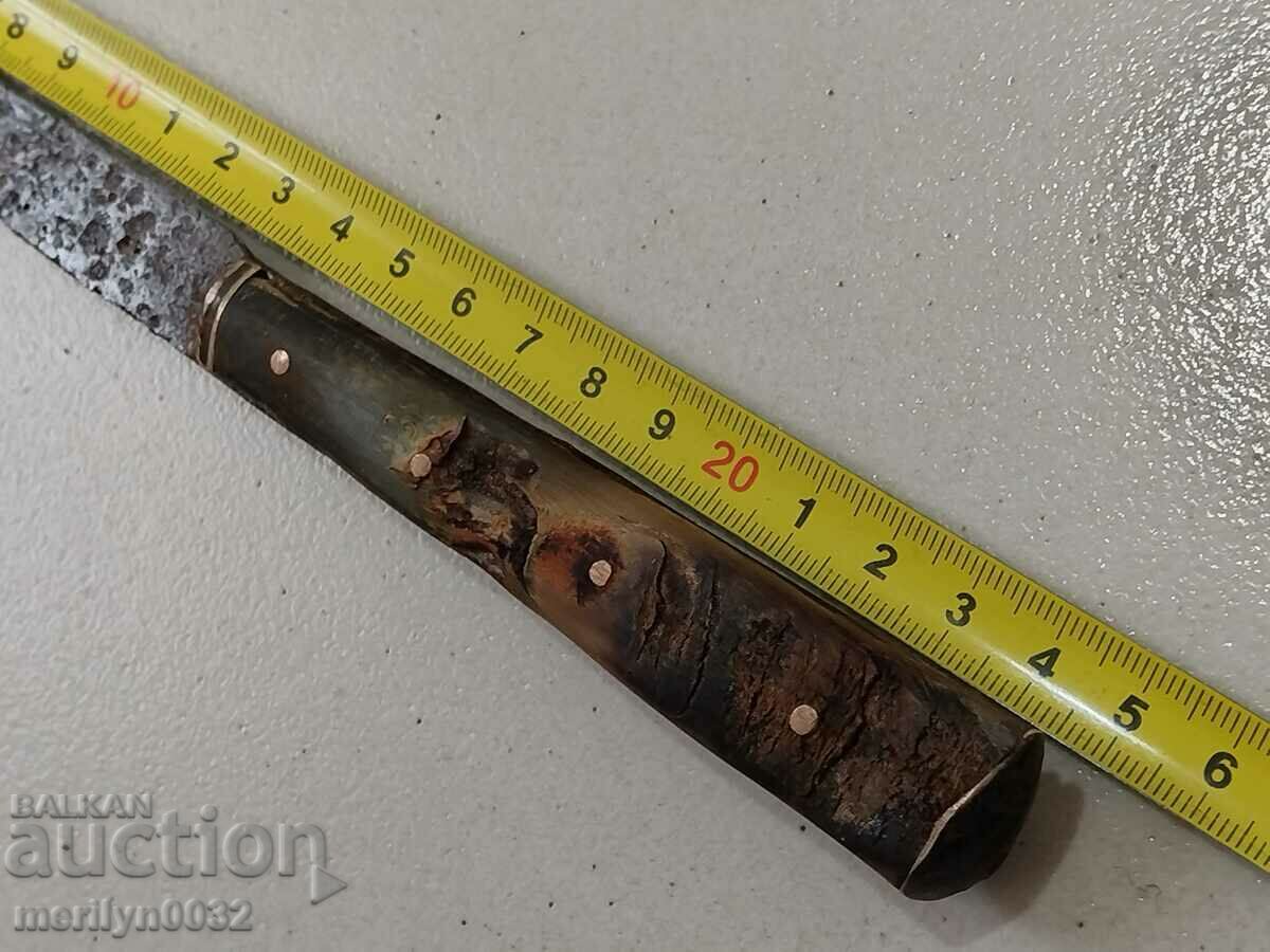 Delivery of Buinovski knife charred buffalo horn 24cm without kaniya karakulak Delivery of Buinovski knife charred buffalo horn 24cm without kaniya karakulak