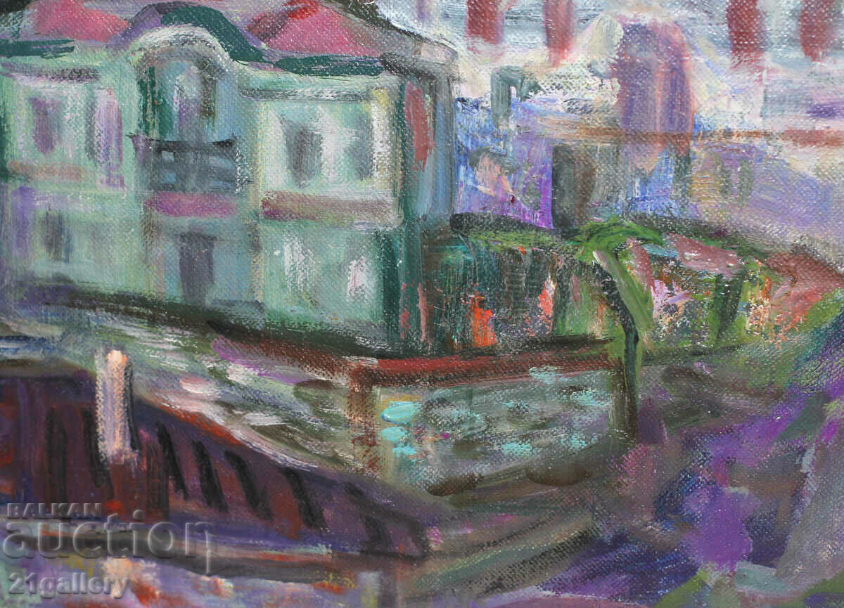 Аукцион Георги Киров (1915-2000) Пейзаж - "Мелник привечер" Аукцион Георги Киров (1915-2000) Пейзаж - "Мелник привечер"